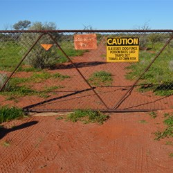 We had to pass through Two Stone Gate to get through the Dog Fence