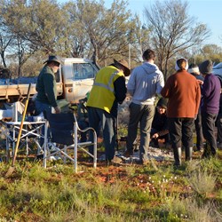 The Start of Day 4 after our first night with Robin