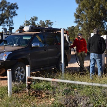 There is always diesel fuel on site