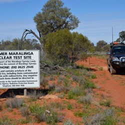 Leaving the Northern Security Boundary on the Emu Road