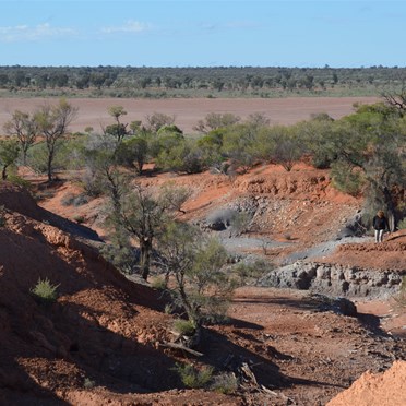 Looking down Cook's Gully