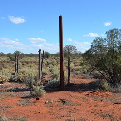Old ruins at Dingo Claypan