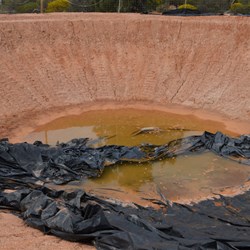 Once we encountered those old pits, the roads were clay capped and true super Highways