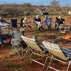 Our camp out along the BMR