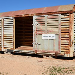 Old Railway Van - Cook