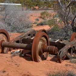 At the site of the Derailment