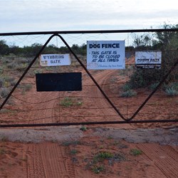 You have to travel through the Dog Fence to get to Wynbring Rocks
