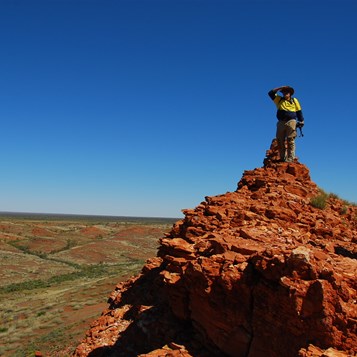 Cutting through the Stansmore Range