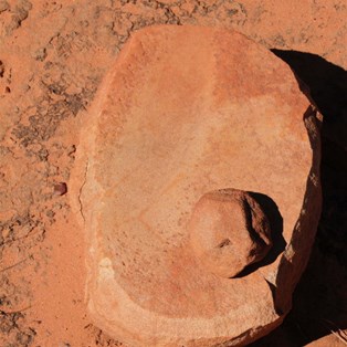 Grindstone near the Erica Range