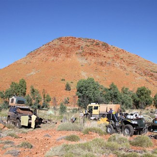 The camp at Wilson Glen