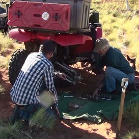 The morning chores begin