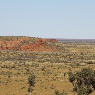 Then view south from Hill two of the Hughes Group