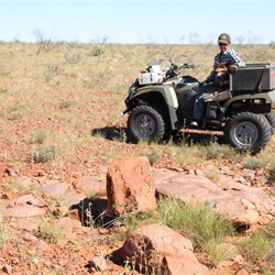 The upright stone on the back of Hill 2