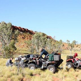 Nearly ready to leave camp
