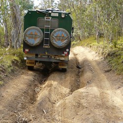 And the washed out section began