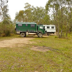 In camp at Poplars