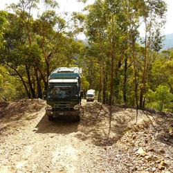Climbing up the Dampier Fire Trail