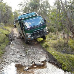 And past that slippery section again