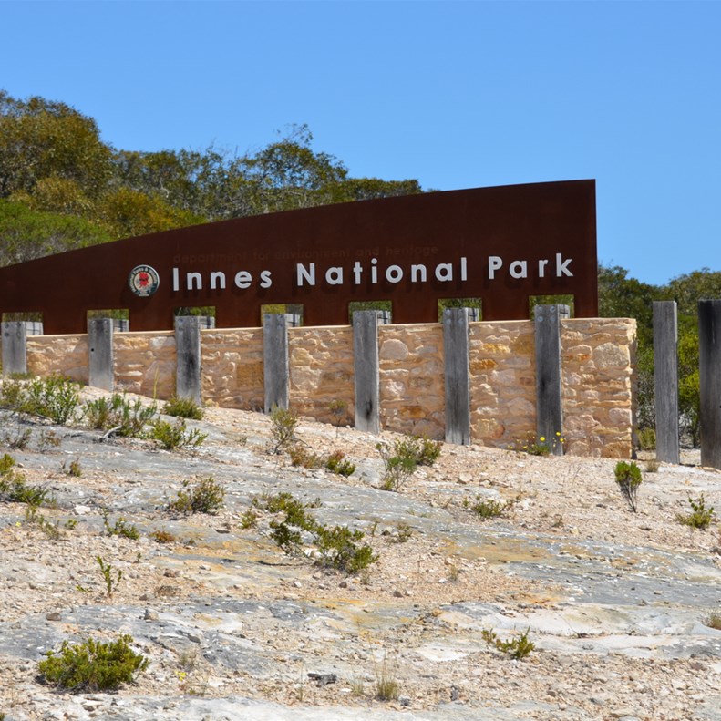 Entering Innes National Park