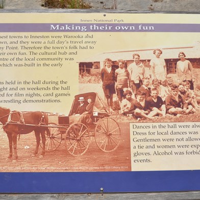 The History of Inneston is well documented along the tourist walk