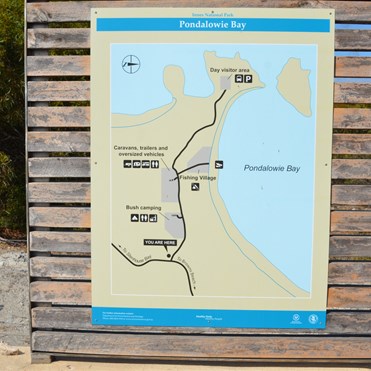 There are many information signs around the Park