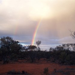 View from Mt Finke Camp ground