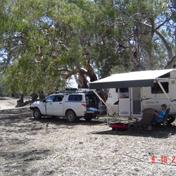 Darling River Camp at Tolarno Station