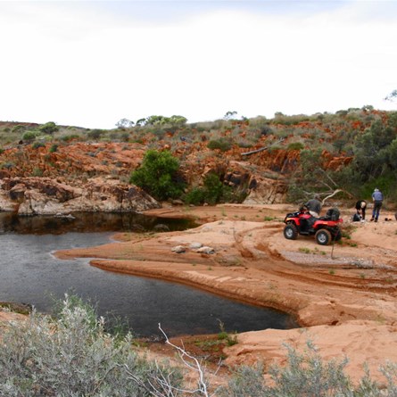 Lunch at Quicksand Creek