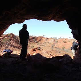 Scotty in the high Cave