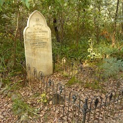 Headstone at Grant Cemetry