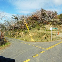 Turn off to Dargo High Plains Road