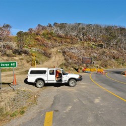 Alpine way block till 4.00pm