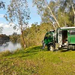 Camping along the Murray River