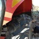 Another front tyre staked!