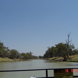 View upstream from the Jandra