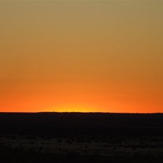 Sunset over the Wapet