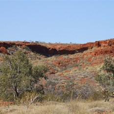 Looking towards Trotmans Cave