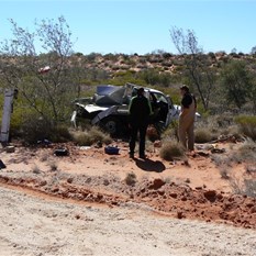 Accident Scene- Telfer Road