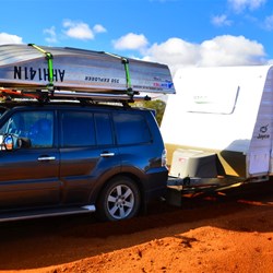 the Pajero with tinny atop, and accommodation, the Glyde Inn