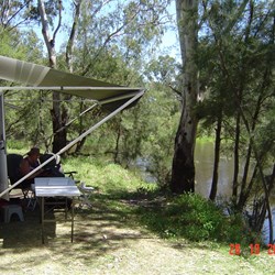 Relaxing by the river