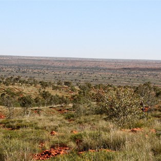 The parallel dune country to the north