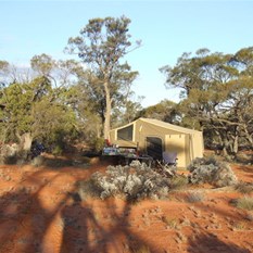 Camp under the sheoaks - Northern end of Goog's.