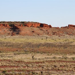 Laterite bluffs