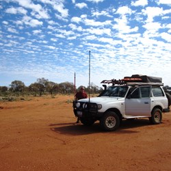 Lunch stop on Tanami Road