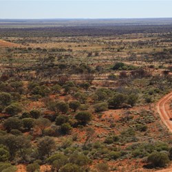 The view from Mt Beadell looking east