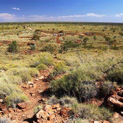 The car park from the crater's rim