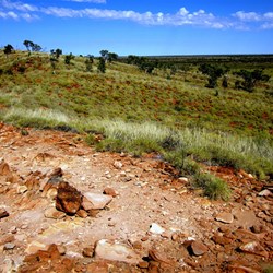The view from the rim looking out