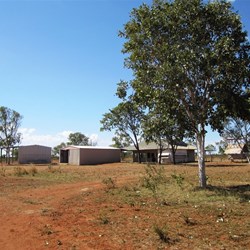 Abandoned buildings at Carranyah Station