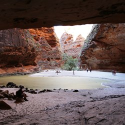 The view from the back of the gorge