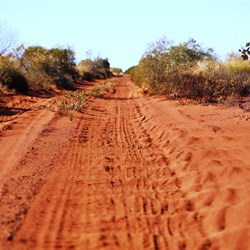 Even the sand is corrugated on the CSR